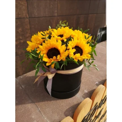 Summer Box Arrangement (Sunflowers)