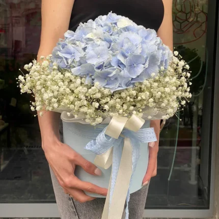 Summer Box Arrangement (Hydrangeas)